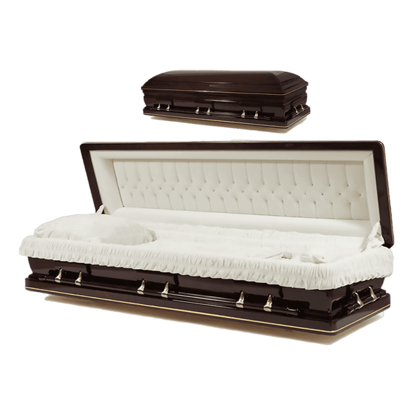 Madison Cherry Casket Full Couch