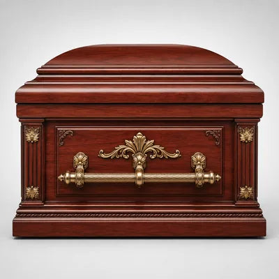 Mahogany caskets