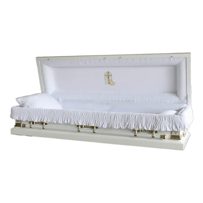 Golden Cross Casket Full Couch