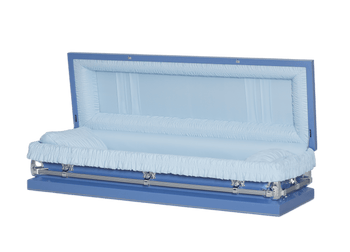 Clair Series Light Blue Full Couch