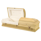 Batesville Citation Hardwood casket — solid poplar with rosetan crepe interior (view 2)