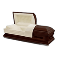 Batesville Paragon Mahogany casket — solid mahogany with champagne velvet interior