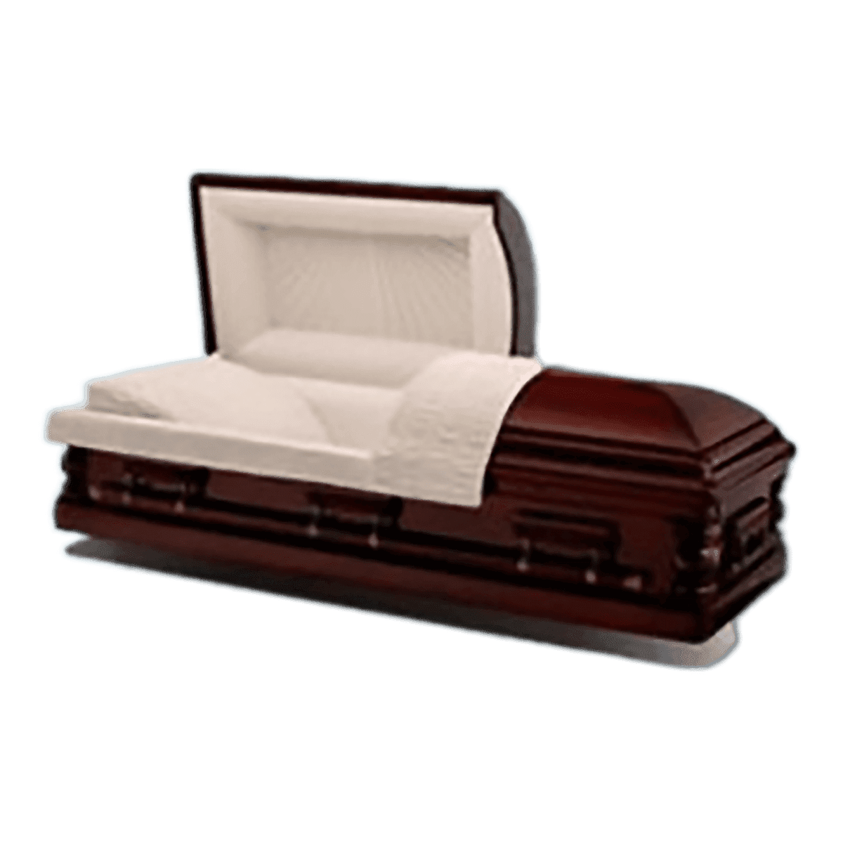 Batesville Prominence casket — solid sycamore with champagne velvet interior (view 2)
