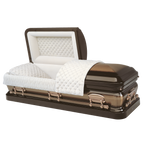 Batesville Star Quartz Casket — bronze 16-gauge steel with velvet interior (view 2)