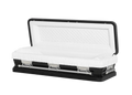 Black and Silver Casket Full Couch