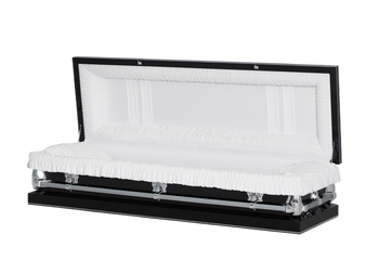Clair Black and Silver Full Couch