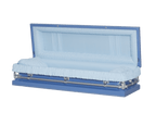 Clair Light Blue Casket Full Couch