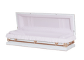Clair Series White/Pink Full Couch
