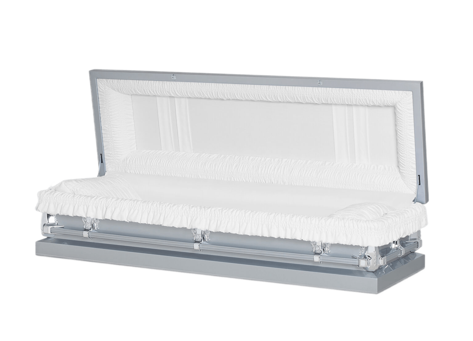 Clair Silver Casket Full Couch