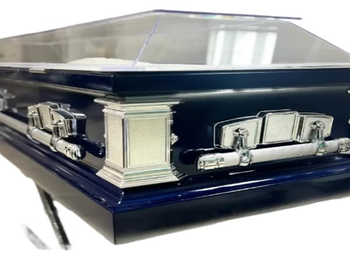 Clear Casket Navy Blue