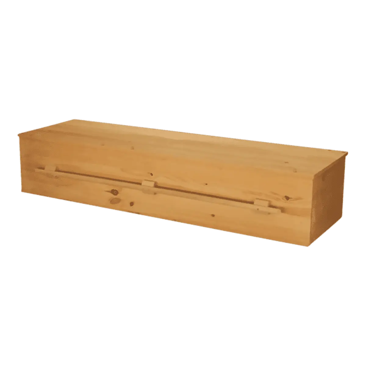 Eco Casket With Handles — solid pine (view 3)