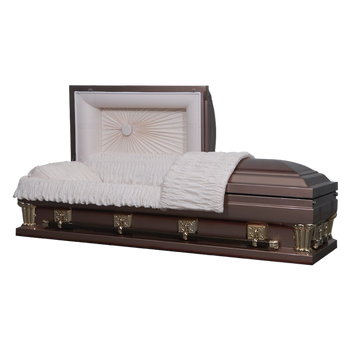 Franklin Copper Oversized Metal Casket