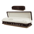 Madison Cherry Casket Full Couch
