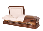 Mars Constance casket — copper 18-gauge steel with ivory velvet interior
