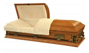 Pieta Oak Casket
