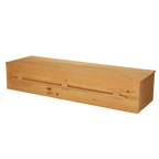 Eco Casket With Handles — solid pine (view 2)