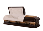 Regency Bronze casket — ivory velvet interior (view 2)