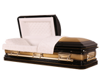 Regency Ebony casket — bronze bronze with ivory velvet interior (view 2)