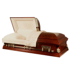 Sacrament/Last Supper/Pieta Casket — solid poplar with velvet interior (view 2)