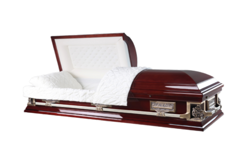 Sacrament/Last Supper/Pieta Casket — solid poplar with velvet interior