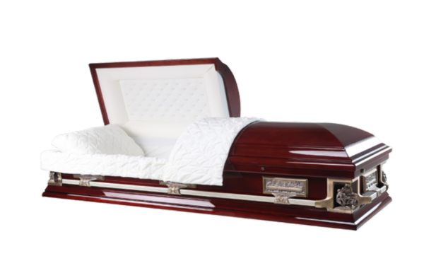 Sacrament/Last Supper/Pieta Casket — solid poplar with velvet interior