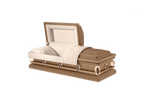 The Cambridge Series Copper casket — copper 20-gauge steel with ivory crepe interior