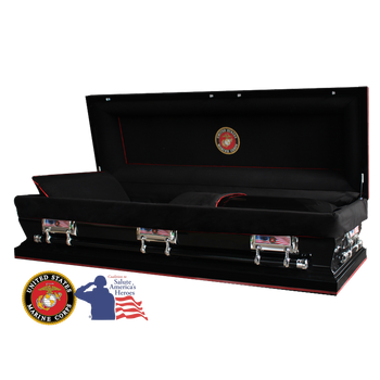 The Hero Black Marine Corps Full Couch