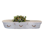 Discount Caskets White Willow Casket — solid willow with cotton interior