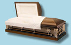Batesville Desert Sand Casket — desert sand 18-gauge steel with rosetan crepe interior (view 3)