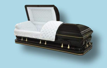 Embassador Trim Wood Casket