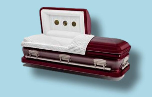 Batesville Silver Claret - Discount Caskets