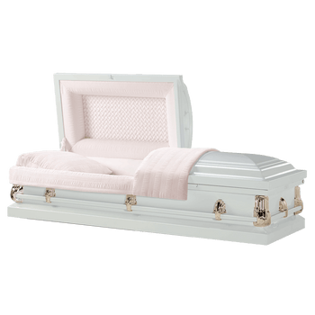 Monroe White Casket