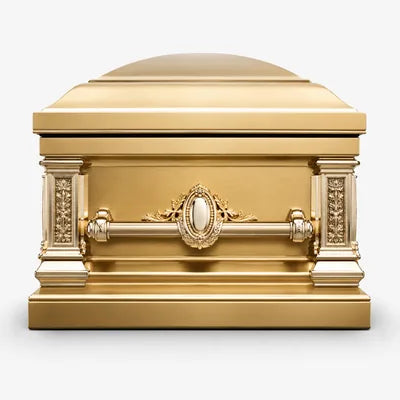 Gold caskets